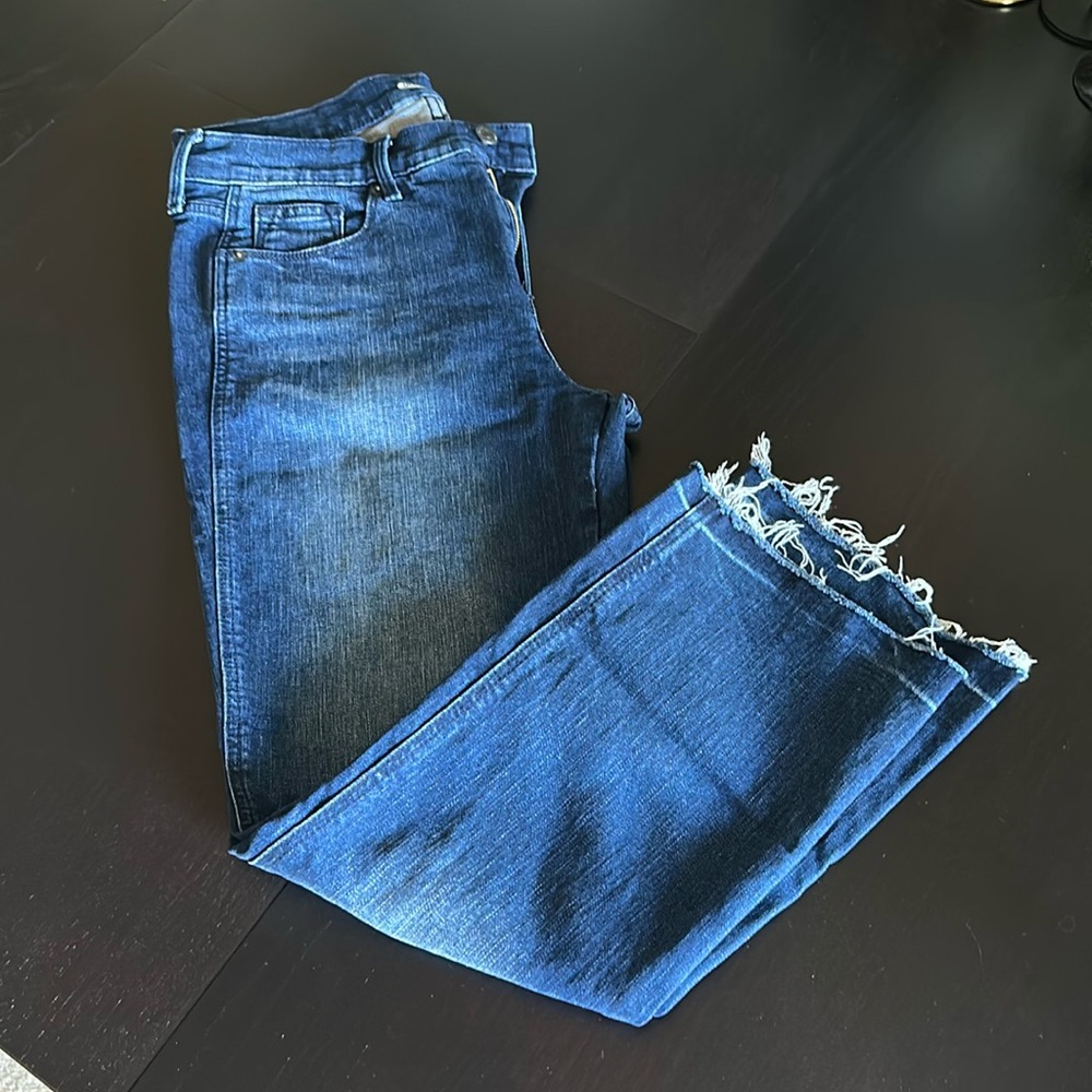 Old Navy high rise ankle flare leg jeans